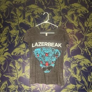 Lazerbeak Black and Blue Short Sleeve Tees